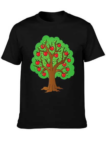 Apple Tree Graphic T-Shirt - Fun Casual Wear