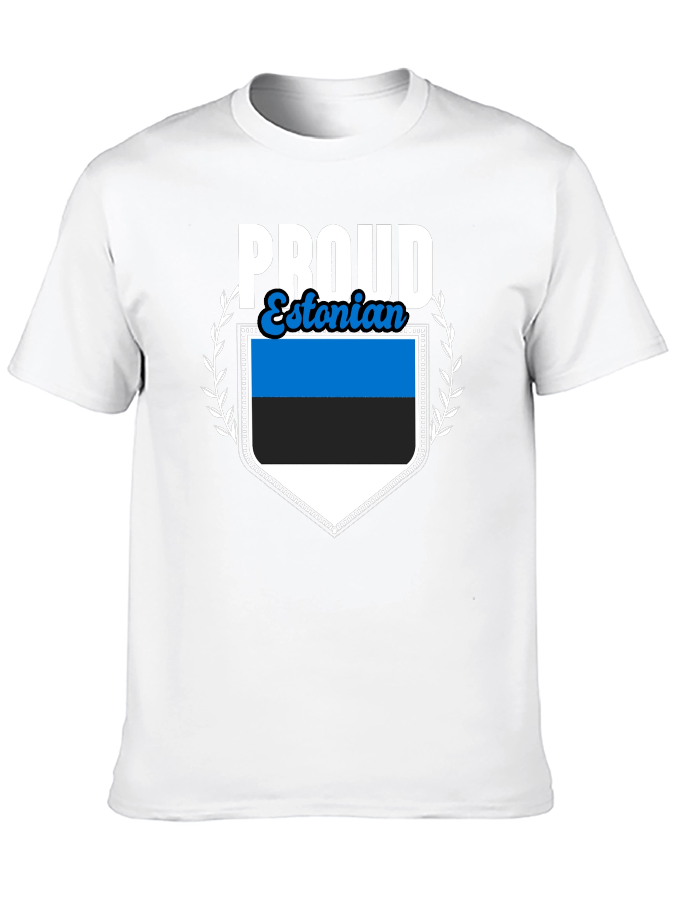 Proud Estonian Flag Graphic T-Shirt