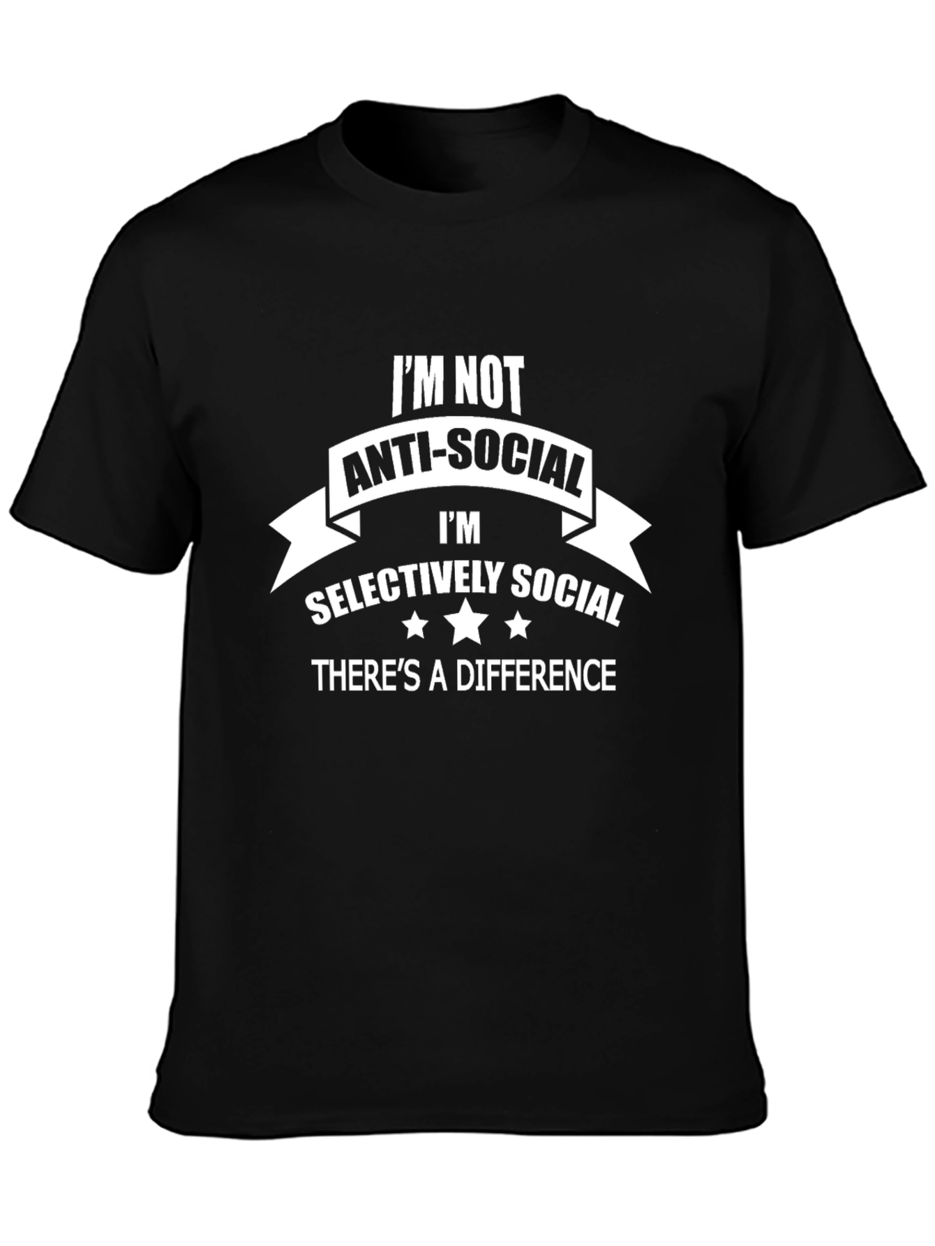 Im Selectively Social Graphic Tee