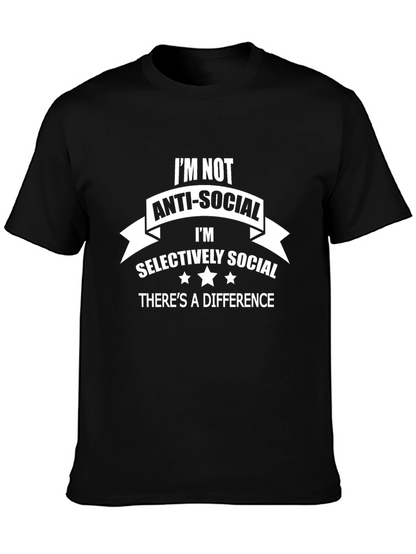 Im Selectively Social Graphic Tee