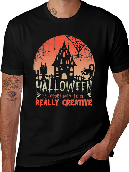 Halloween Creative T-Shirt Spooky Design