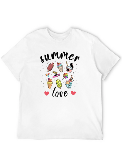 Summer Love T-Shirt with Ice Cream Design
