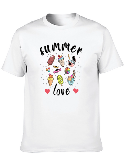 Summer Love T-Shirt with Ice Cream Design
