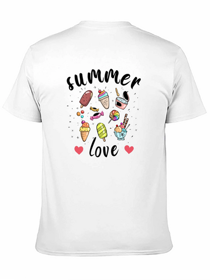 Summer Love T-Shirt with Ice Cream Design