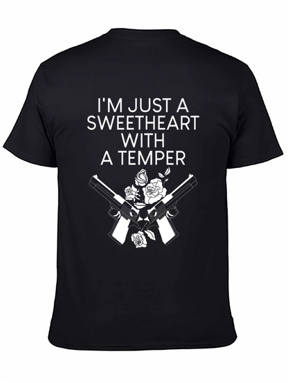 Sweetheart With A Temper Graphic T-Shirt