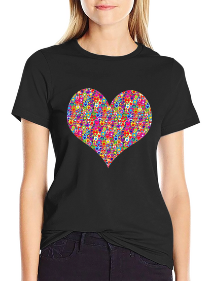 Heart Pattern Mens T-Shirt