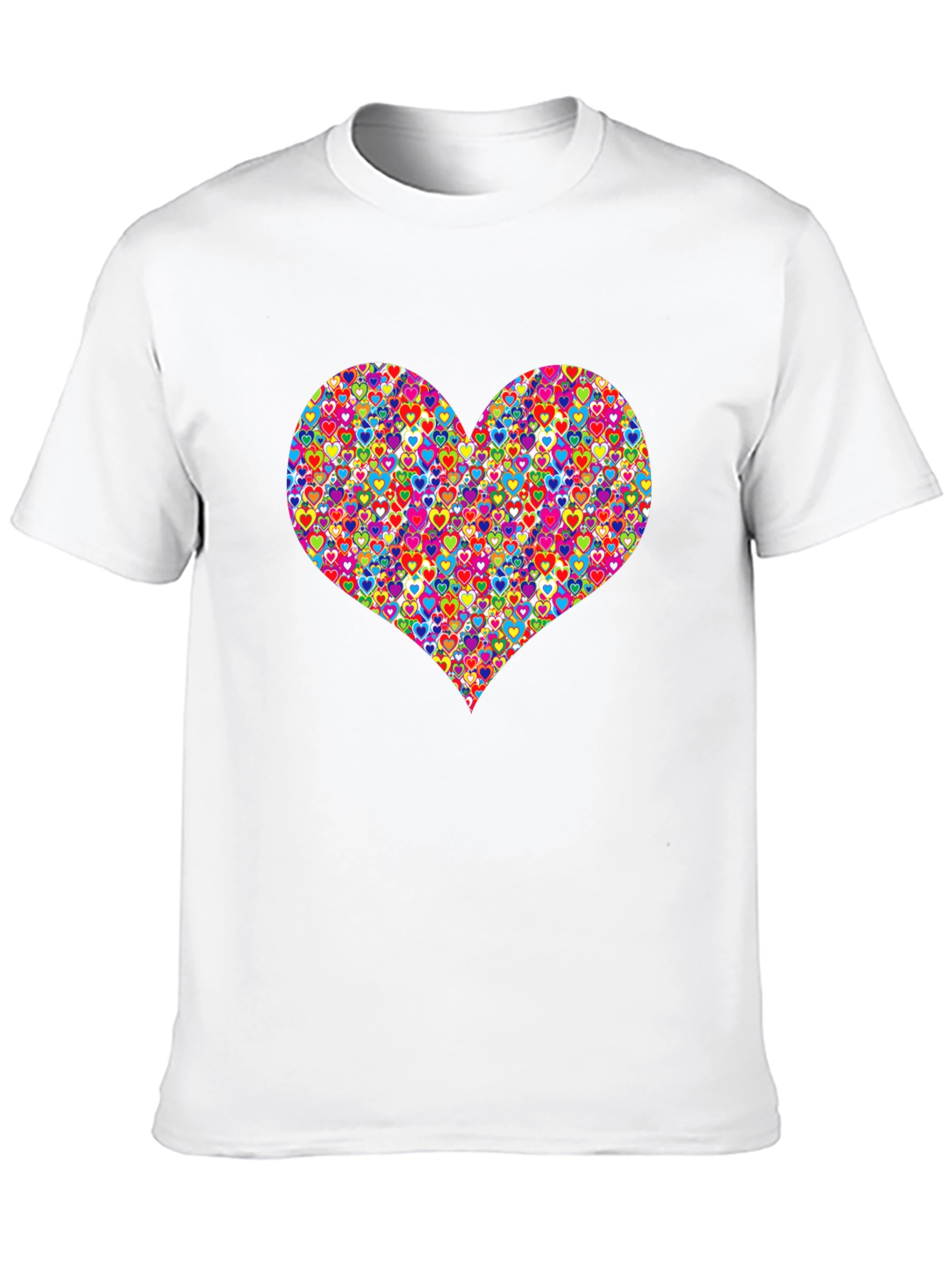 Heart Pattern Mens T-Shirt