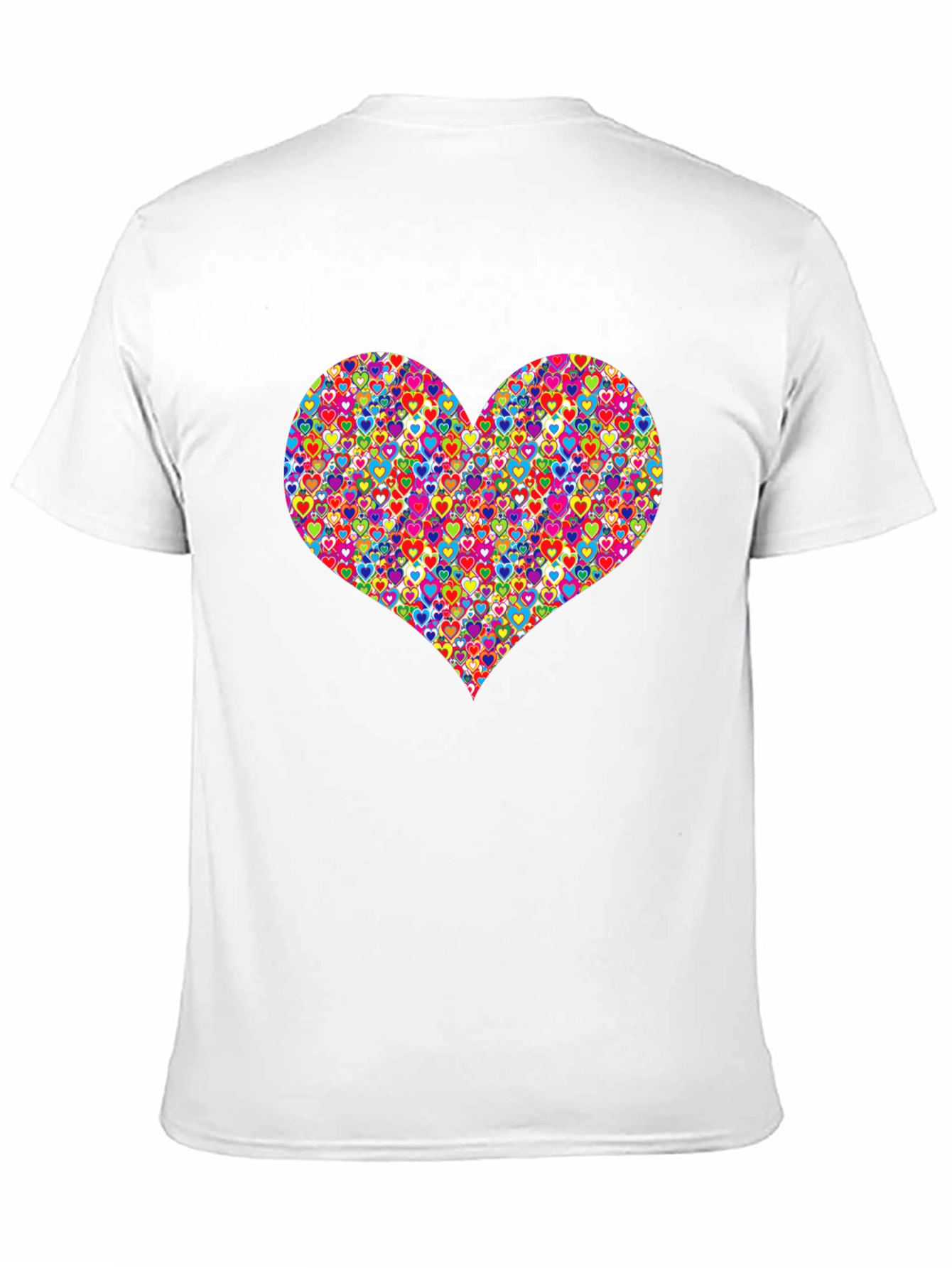 Heart Pattern Mens T-Shirt
