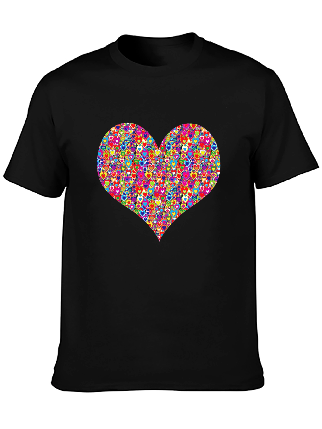 Heart Pattern Mens T-Shirt