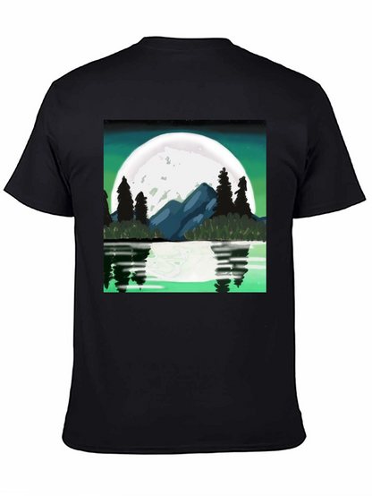 Moonlit Lake Graphic Tee - Black