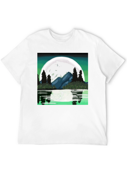 Moonlit Lake Graphic Tee - Black