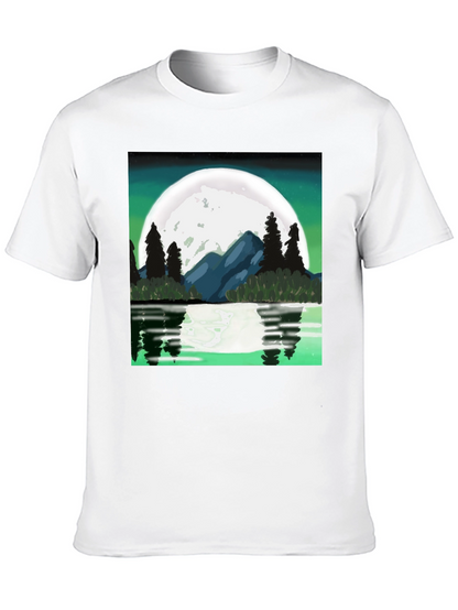 Moonlit Lake Graphic Tee - Black