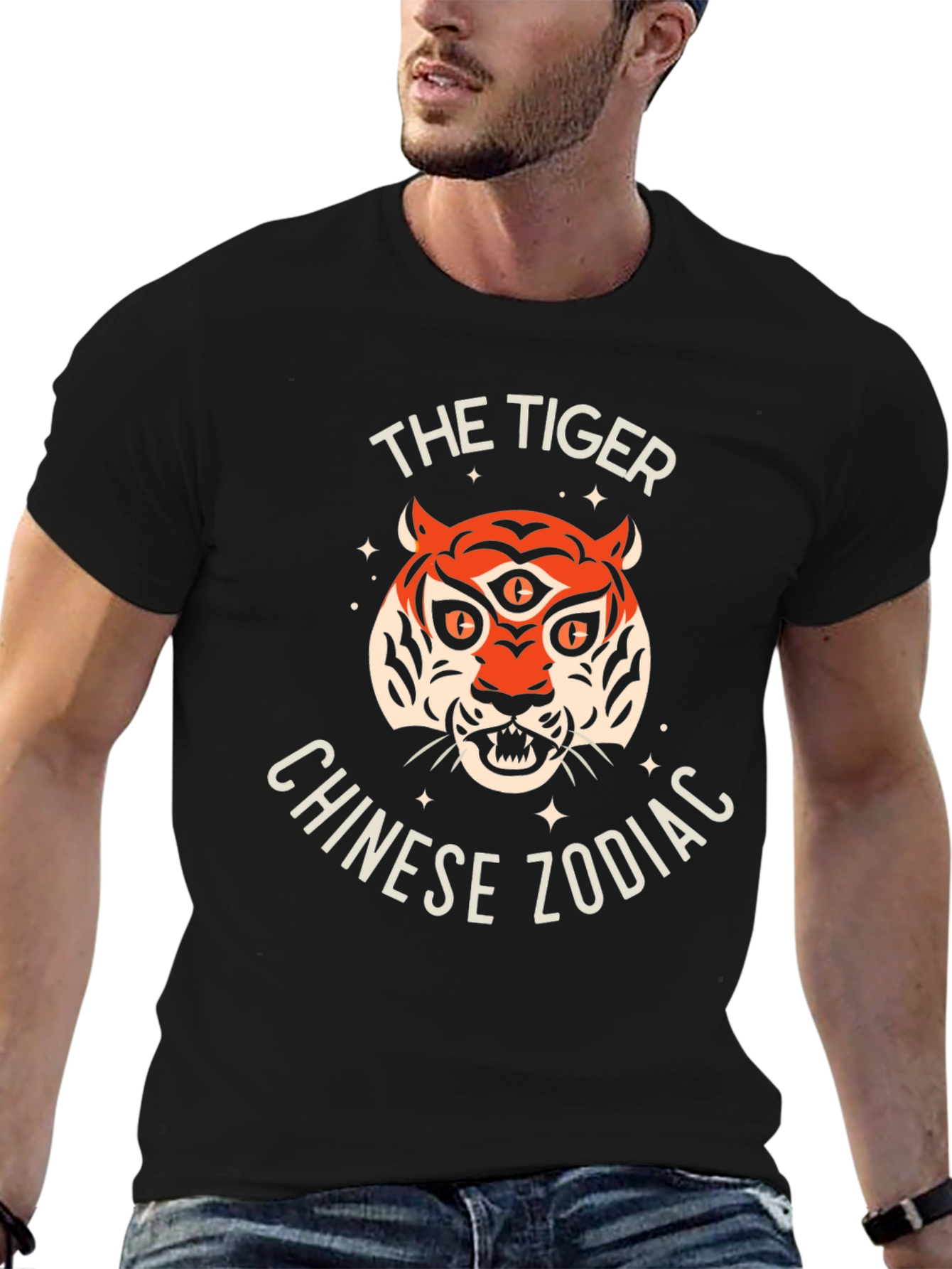 The Tiger Chinese Zodiac Graphic T-Shirt