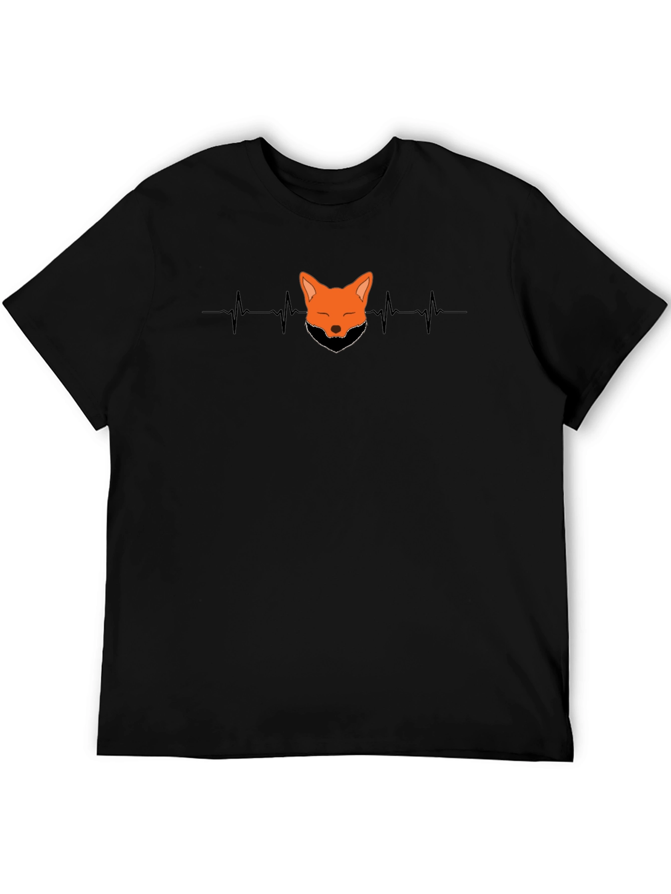Fox Heartbeat Graphic Tee - Stylish & Unique