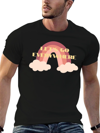 Lets Go Everywhere Rainbow T-Shirt