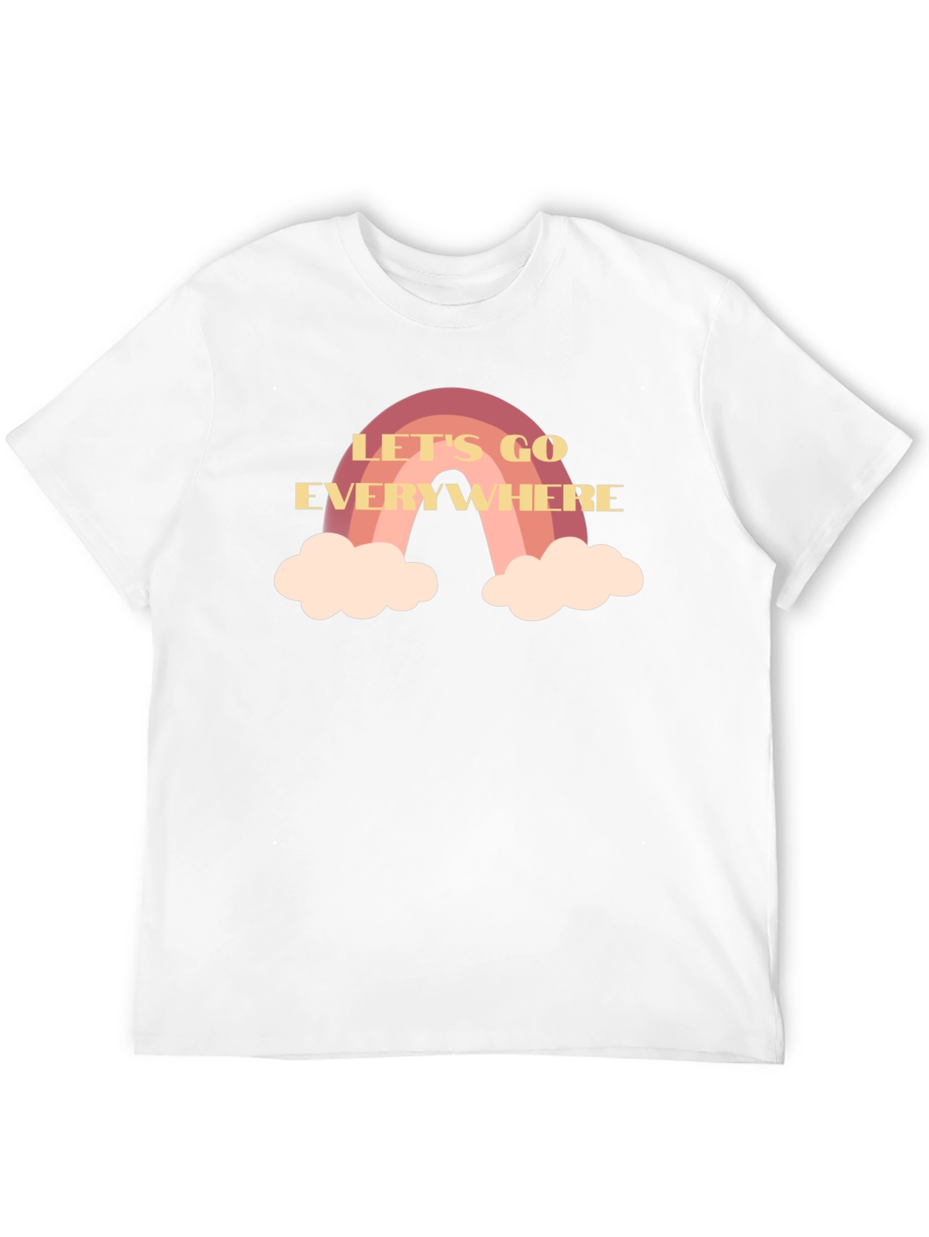 Lets Go Everywhere Rainbow T-Shirt