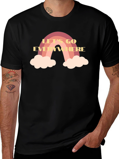 Lets Go Everywhere Rainbow T-Shirt