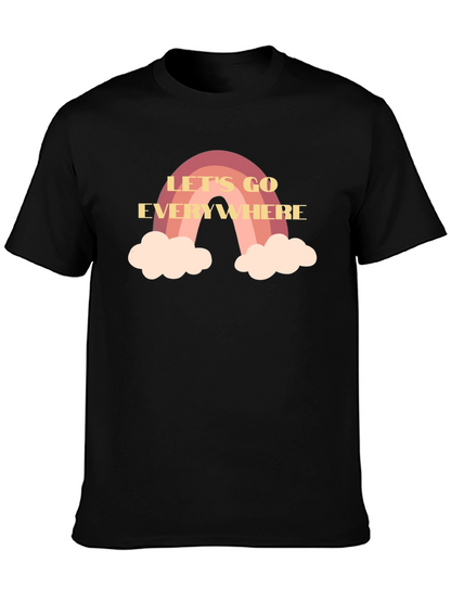 Lets Go Everywhere Rainbow T-Shirt