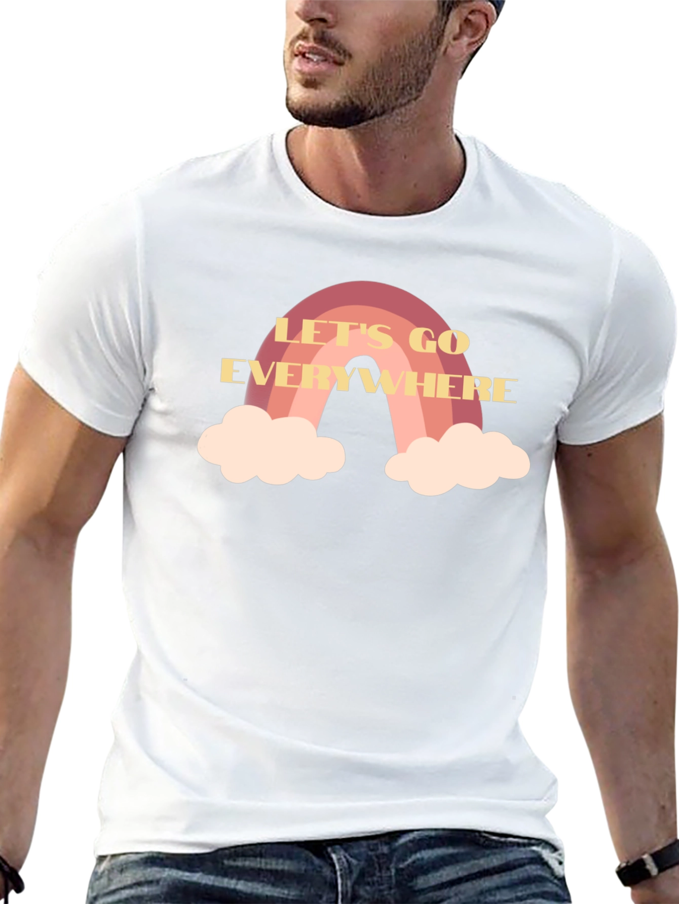 Lets Go Everywhere Rainbow T-Shirt