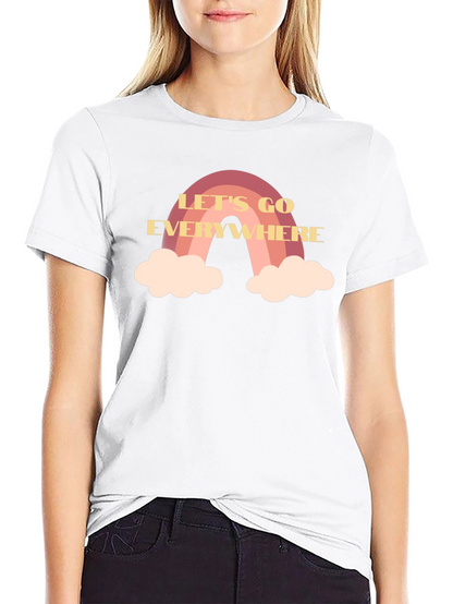 Lets Go Everywhere Rainbow T-Shirt