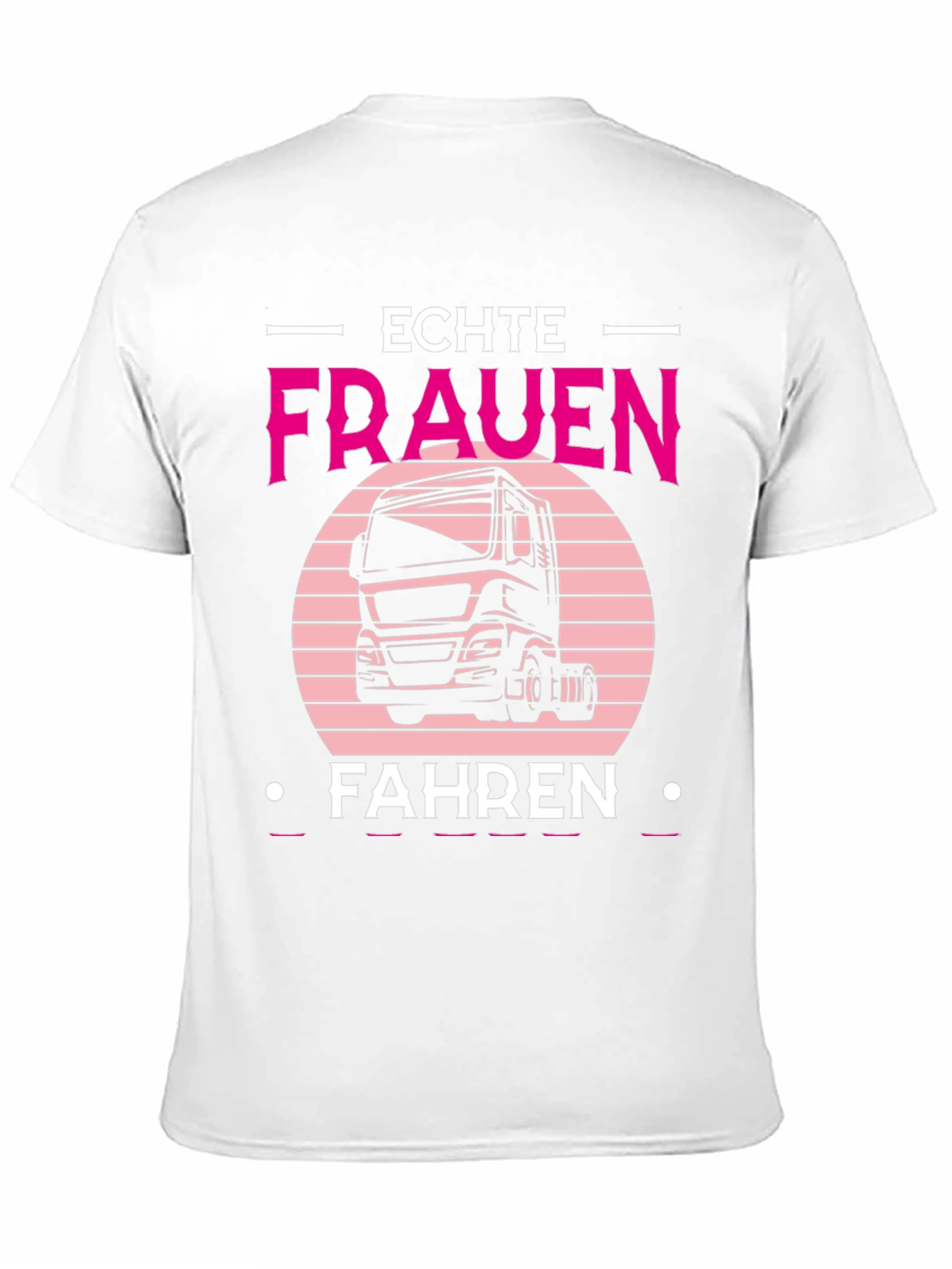 Echte Frauen Fahren Truck T-Shirt