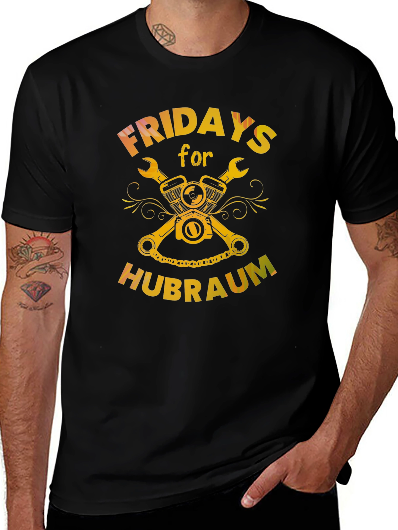 Fridays For Hubraum Mechanic Graphic Tee