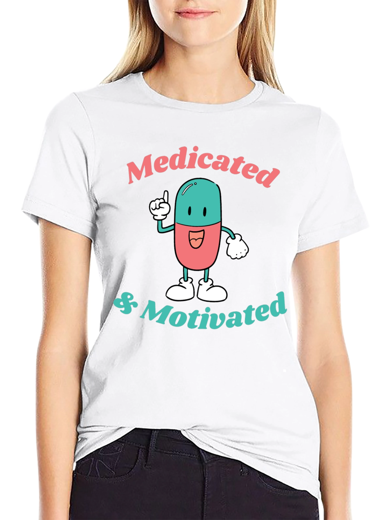 Medicated & Motivated Graphic Tee