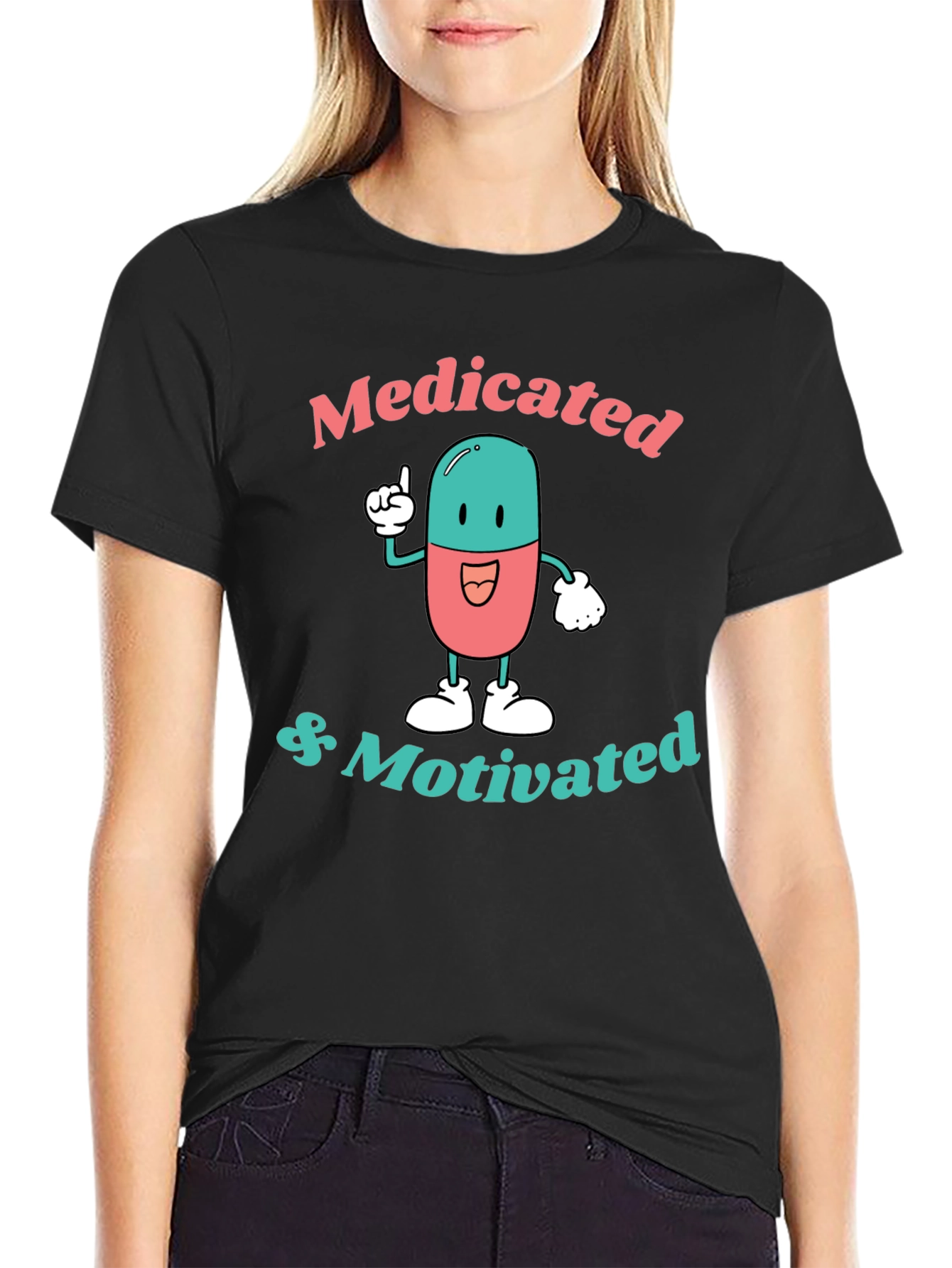 Medicated & Motivated Graphic Tee