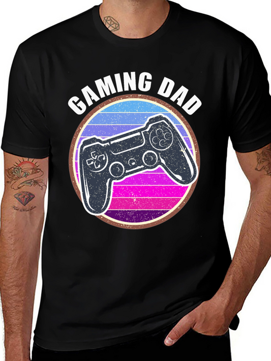 Gaming Dad T-Shirt - Retro Controller Design