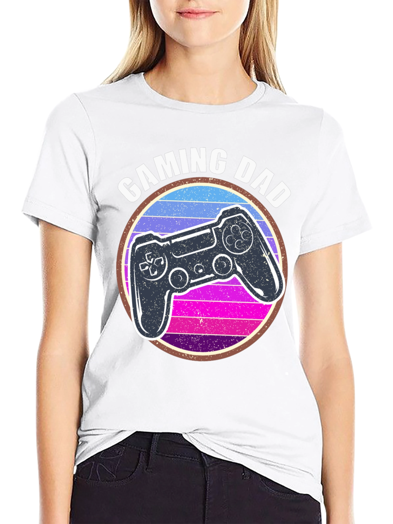 Gaming Dad T-Shirt - Retro Controller Design