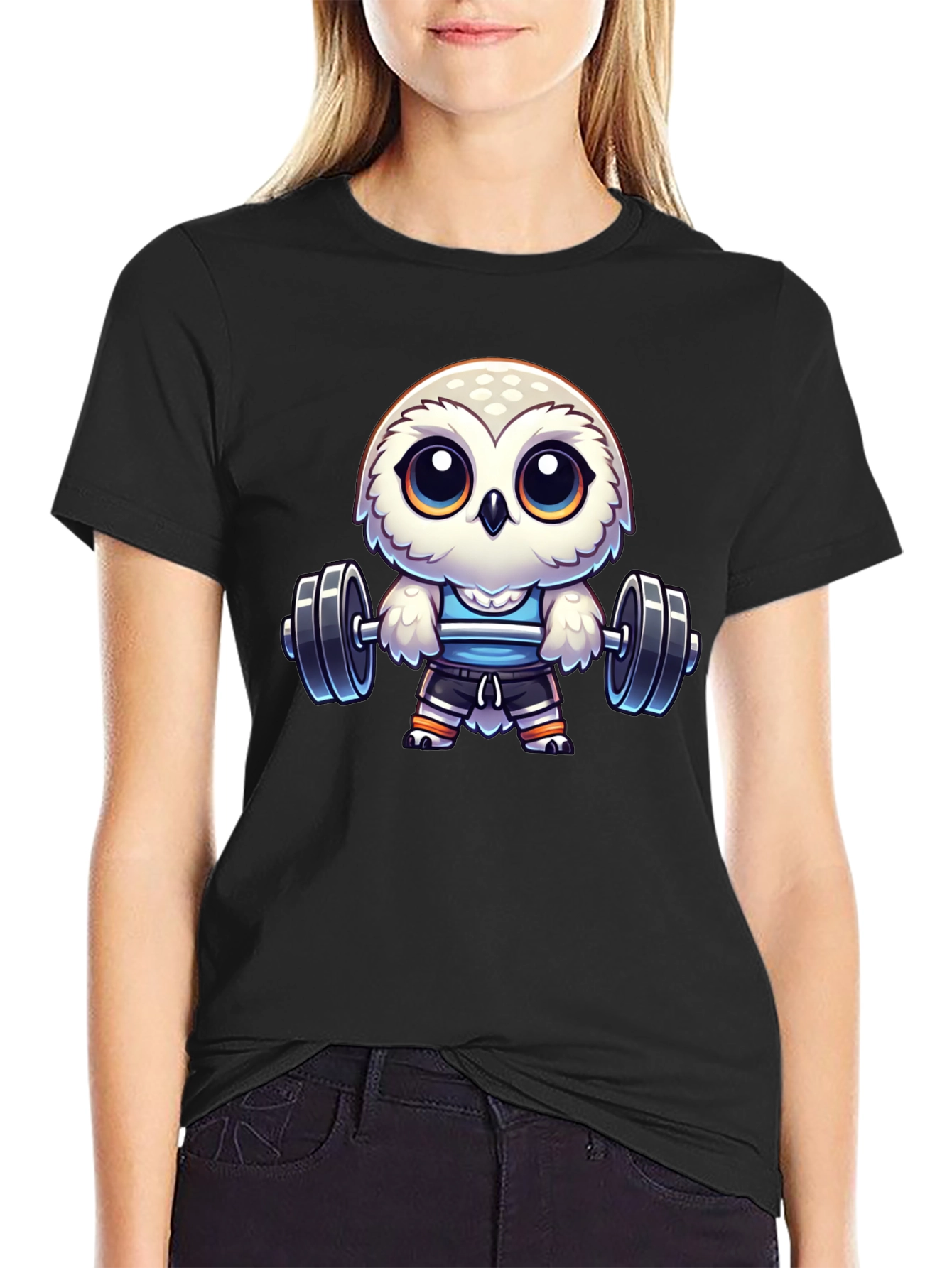 Workout Owl T-Shirt - Gym Animal Tee