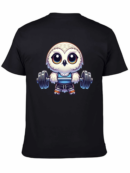 Workout Owl T-Shirt - Gym Animal Tee