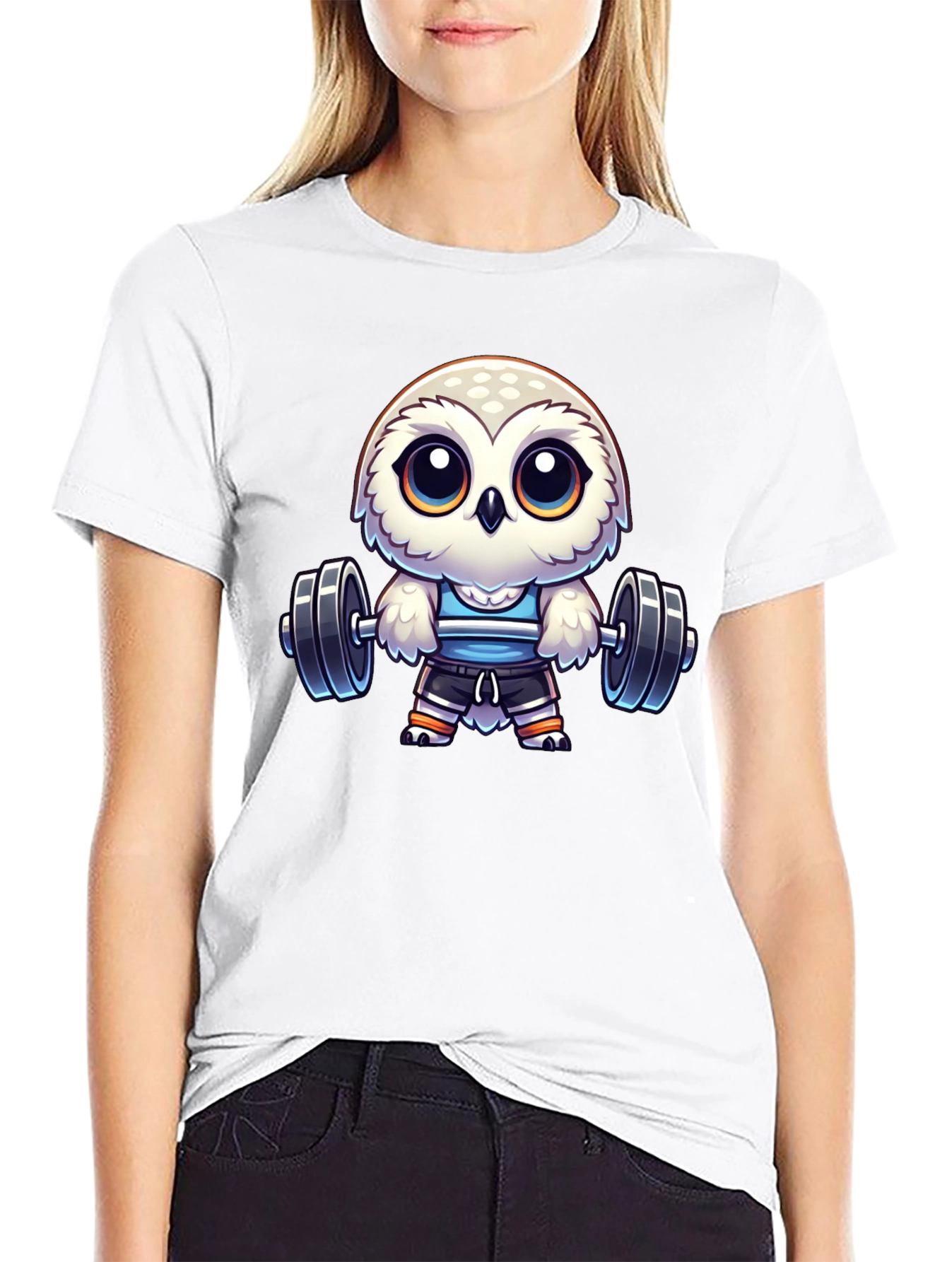 Workout Owl T-Shirt - Gym Animal Tee