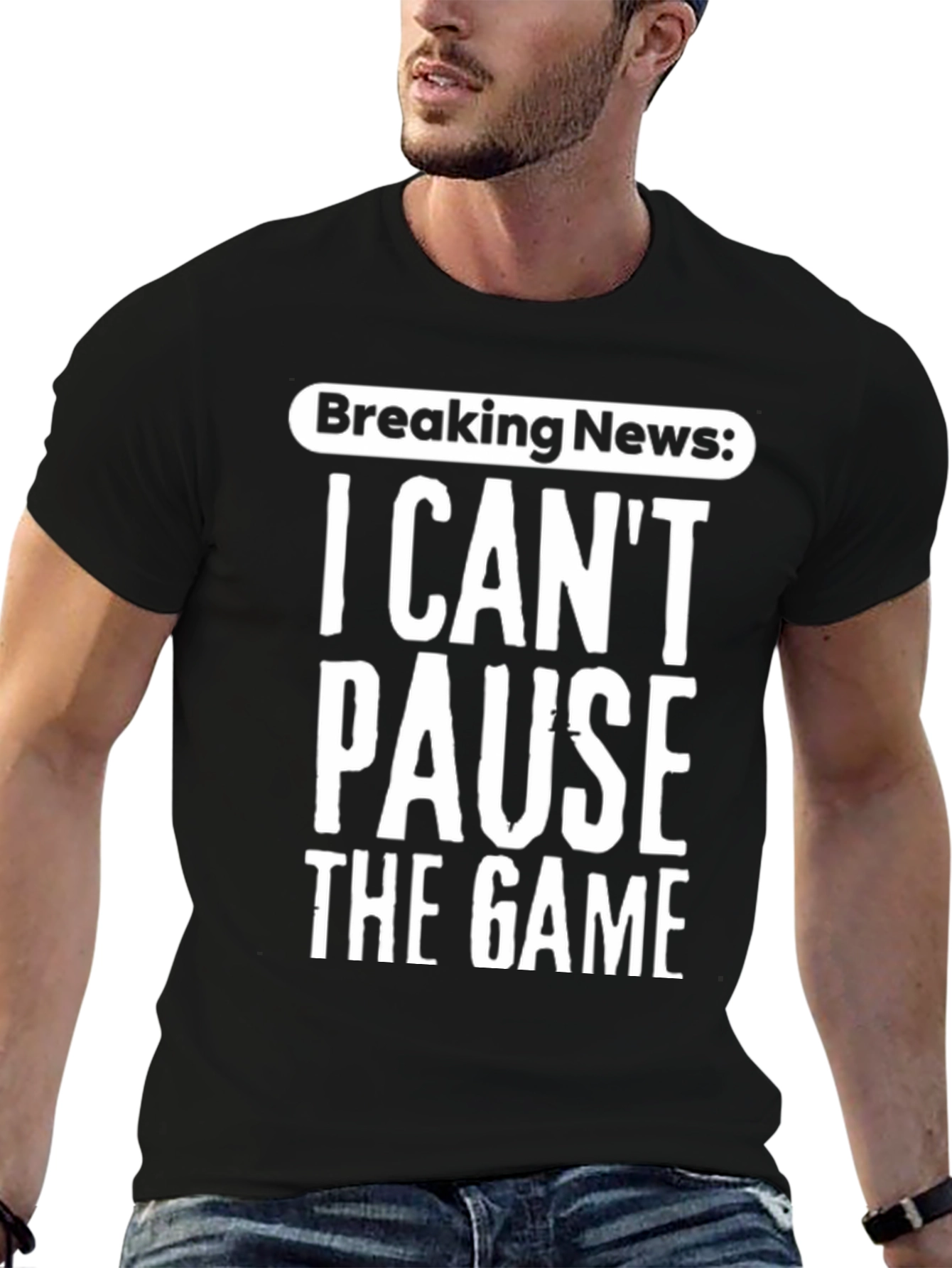 Breaking News: I Cant Pause The Game T-Shirt