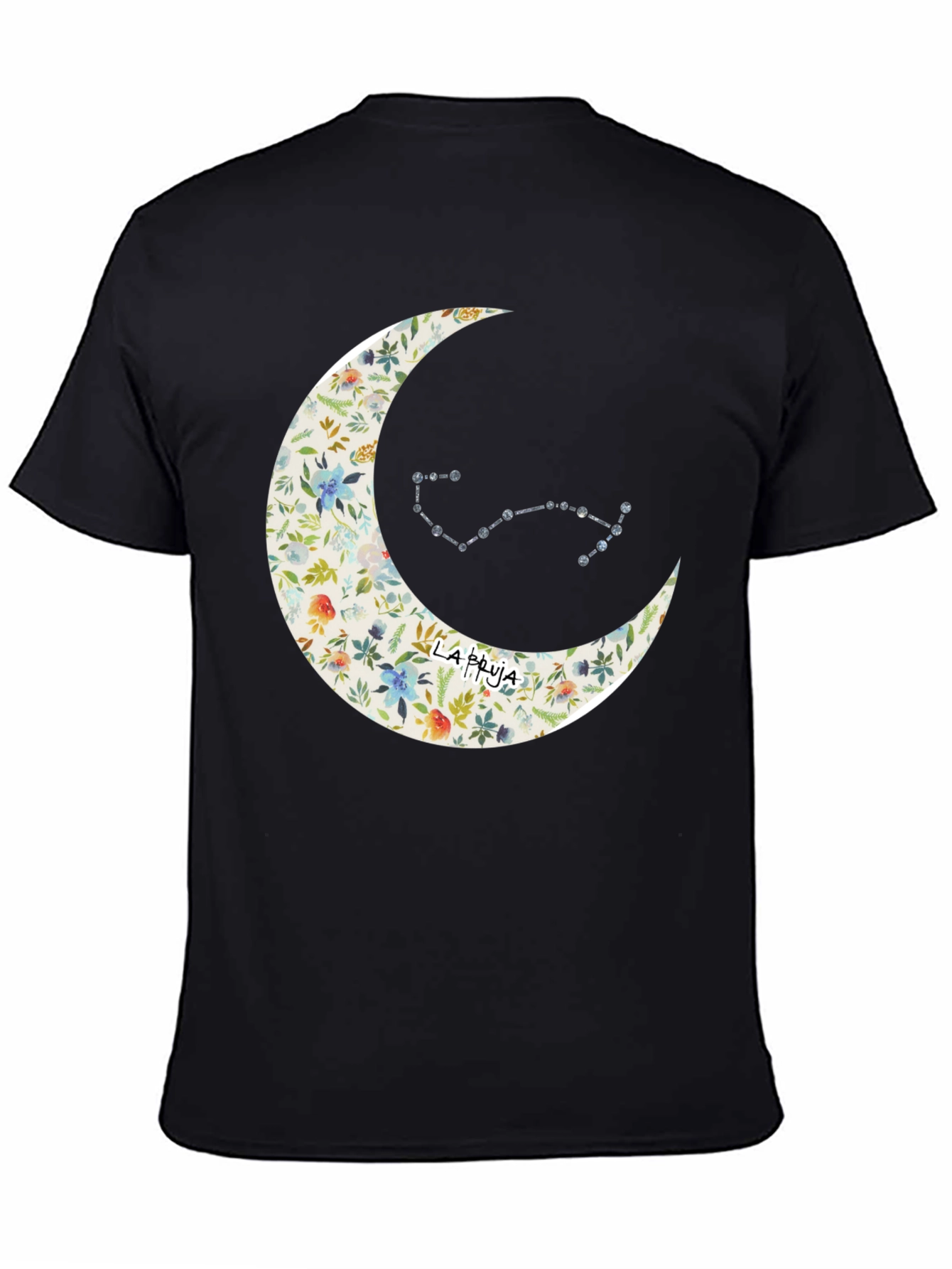 Floral Moon & Constellation Graphic Tee