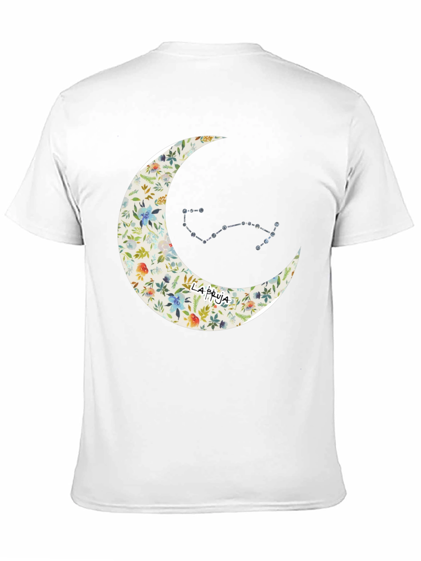 Floral Moon & Constellation Graphic Tee
