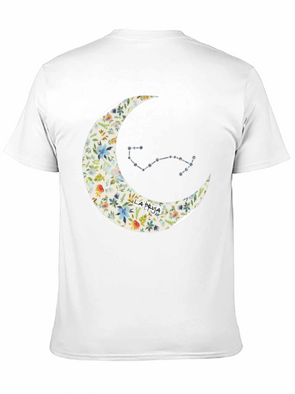 Floral Moon & Constellation Graphic Tee