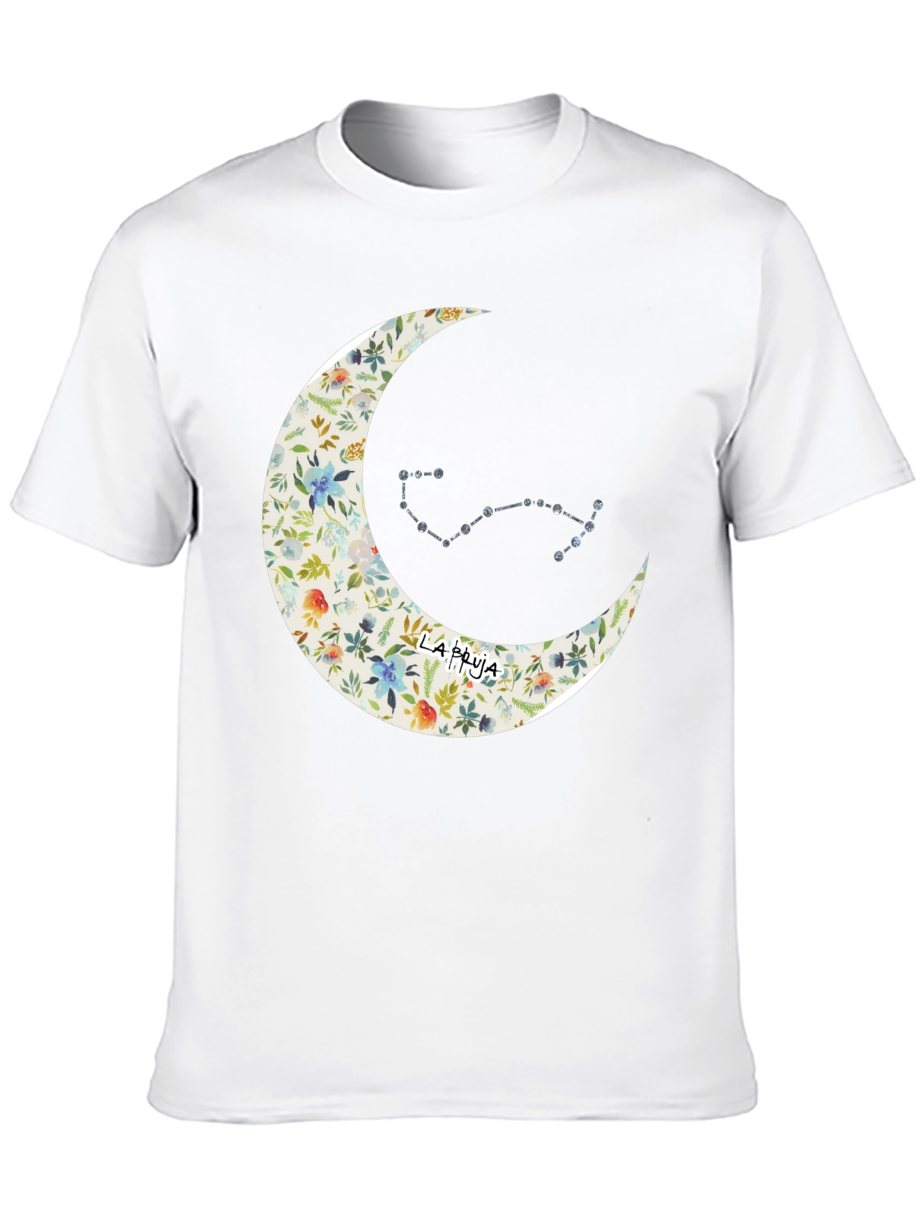 Floral Moon & Constellation Graphic Tee