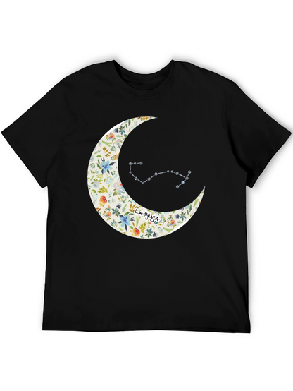 Floral Moon & Constellation Graphic Tee