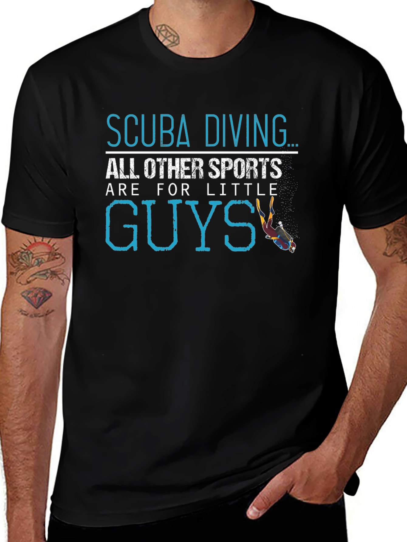 Scuba Diving Little Guys T-Shirt