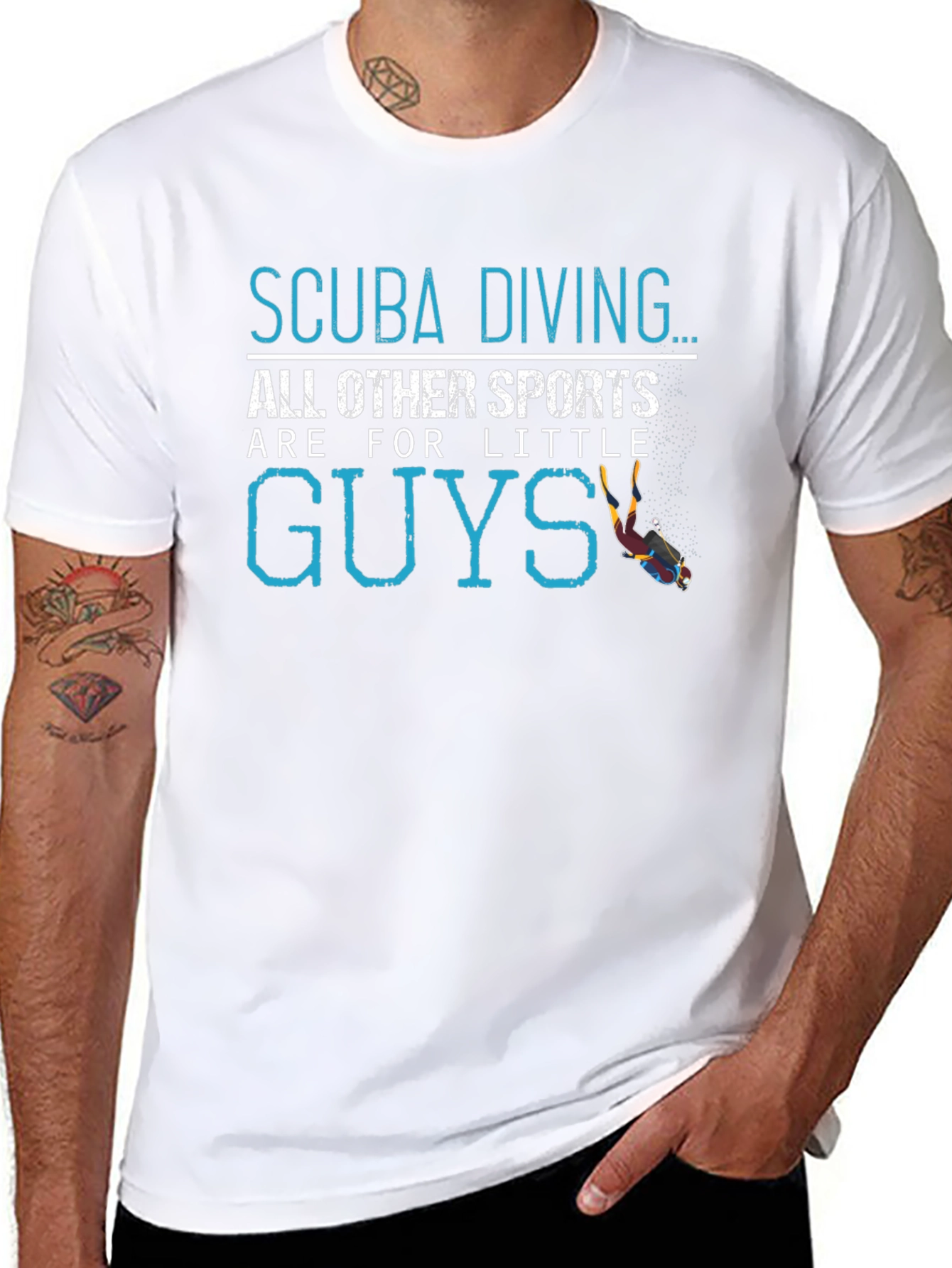 Scuba Diving Little Guys T-Shirt