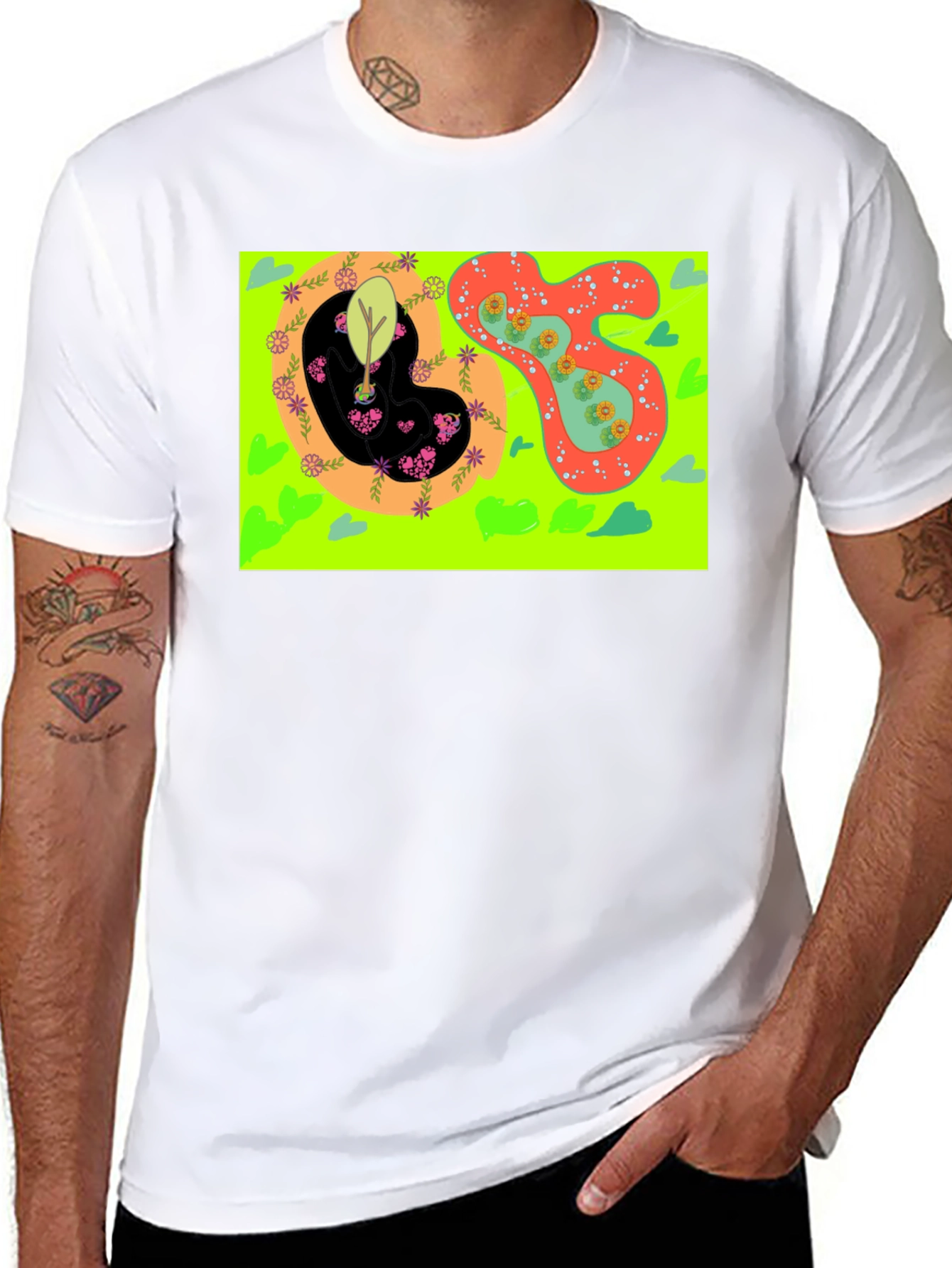 Nature T-Shirt - Modern Art Design