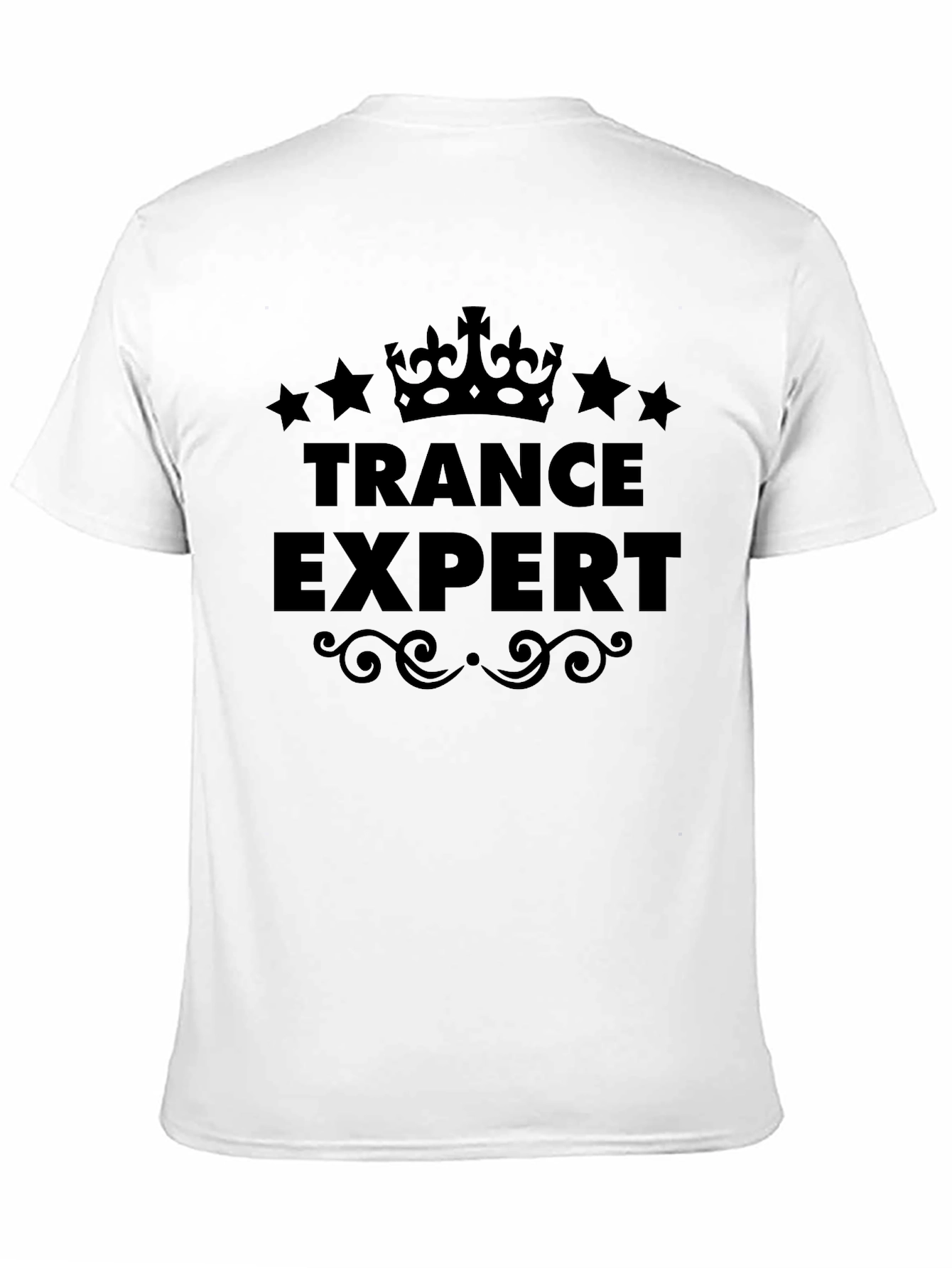 Trance Expert Black Graphic Tee Shirt
