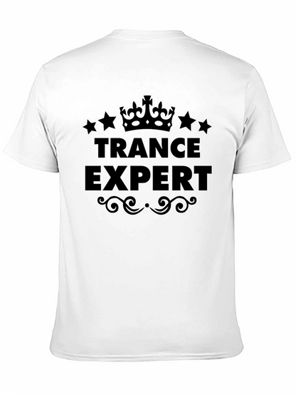 Trance Expert Black Graphic Tee Shirt