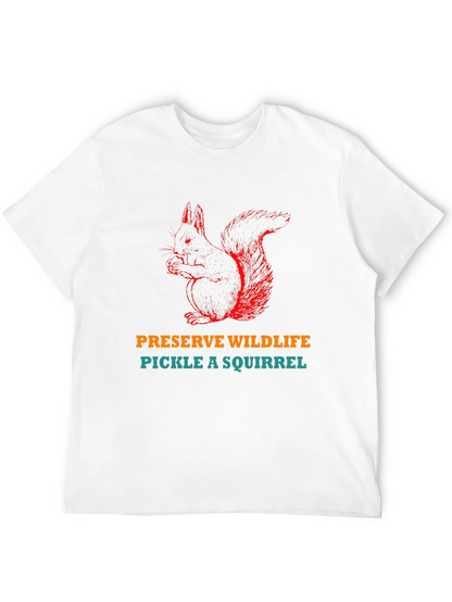 Preserve Wildlife Pickle A Squirrel Graphic T-Shirt