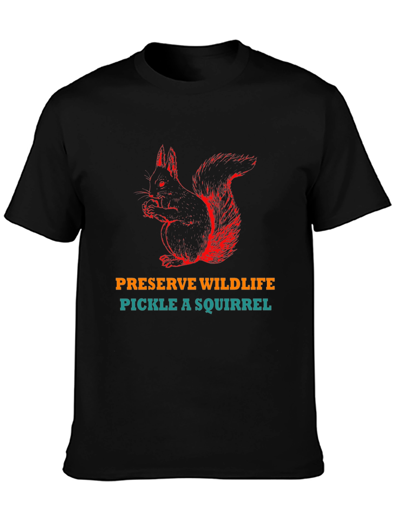 Preserve Wildlife Pickle A Squirrel Graphic T-Shirt