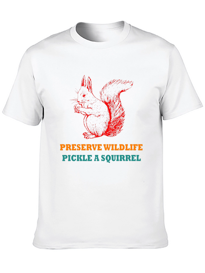 Preserve Wildlife Pickle A Squirrel Graphic T-Shirt