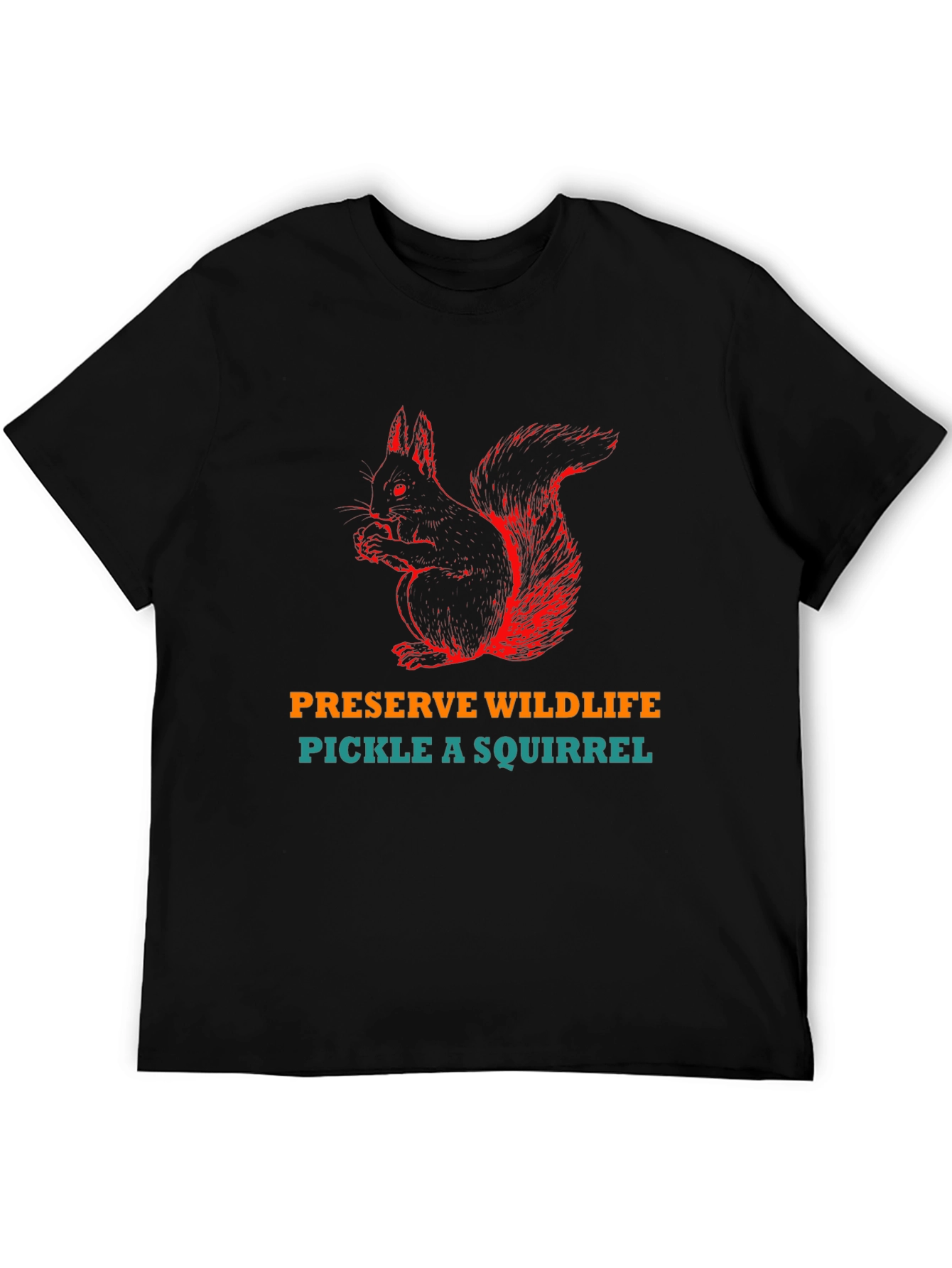 Preserve Wildlife Pickle A Squirrel Graphic T-Shirt