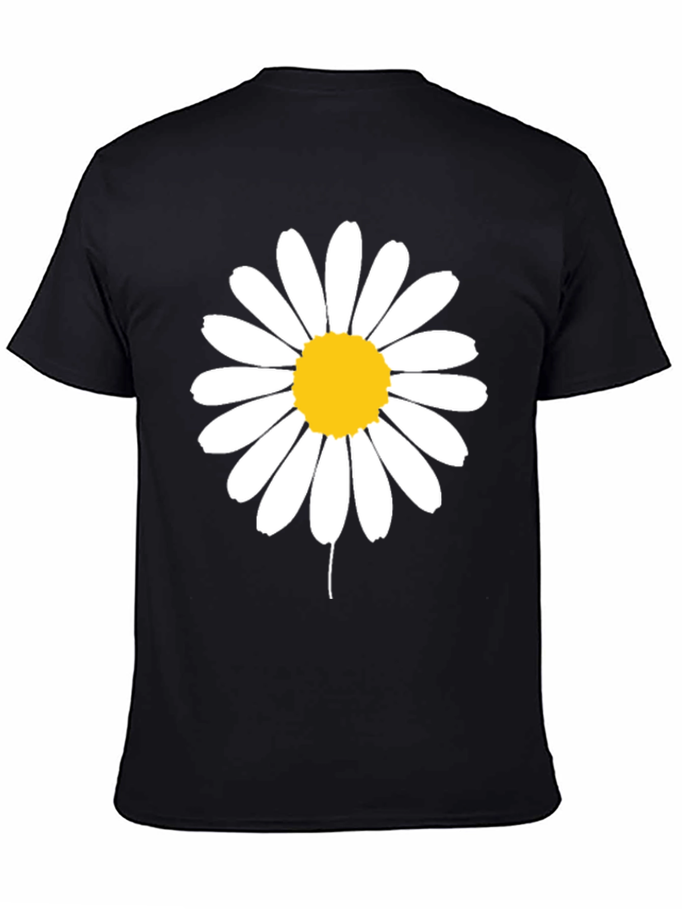 Daisy Graphic Black T-Shirt