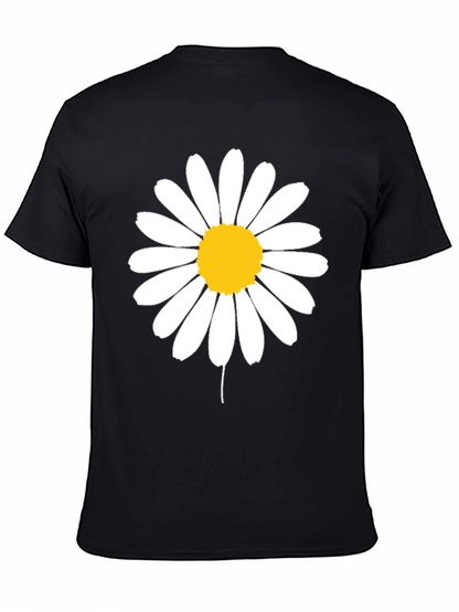 Daisy Graphic Black T-Shirt